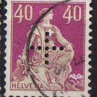 Schweiz gestempelt Dienstmarke Michel Nr. 9