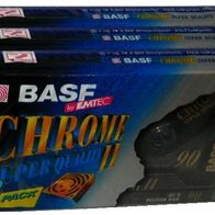 BASF Musikkassetten Chrome 90 Min. - 3er Pack