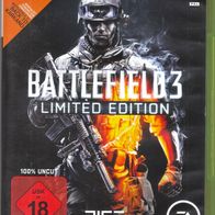 Microsoft XBOX 360 Spiel - Battlefield 3 (Limited Edition) (komplett)
