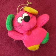 NEU: kleines Plüsch Tier Maus pink 10cm Mäuschen Schlüsselanhänger Kuschel Stoff