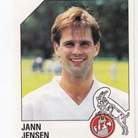 Panini Fussball 1993 Jann Jensen 1. FC Köln Nr 164