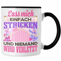 Trendation Stricken Tasse – „Der Perfekte Tag“ Spruch, Beidseitig Bedruckt, Spülmaschinengeeignet