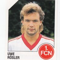 Panini Fussball 1993 Uwe Rösler 1. FC Nürnberg Nr 244