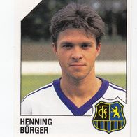 Panini Fussball 1993 Henning Bürger 1. FC Saarbrücken Nr 258