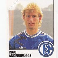 Panini Fussball 1993 Ingo Anderbrügge FC Schalke 04 Nr 279