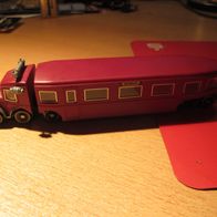 Märklin 3124 Michelin SchienenLKW Bus rot defekt sehr guter zustand Bastler