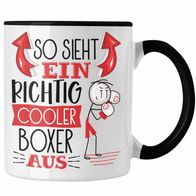 Boxer Tasse Geschenk So Sieht Ein Richtig Cooler Boxer Aus Geschenkidee