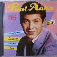 Paul Anka - CD - Greatest Hits - CD von 1987 - Originalaufnahmen 50er Jahre