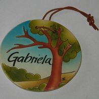 Namensschild "Gabriela"