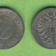 Kaiserreich 10 Pfennige 1876 G