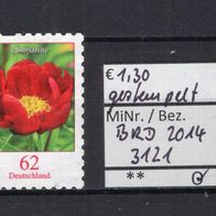 BRD / Bund 2014 Freimarke: Blumen (XXXIV) MiNr. 3121 gestempelt