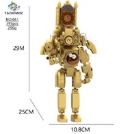 Produktbild von LHBM Skibidi Toilet Bausteine,Upgraded Titan Drillman,skibidi