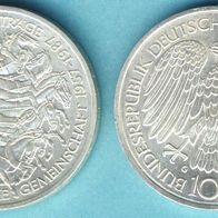 Deutschland 10 Mark 1987 Römische Verträge Silber