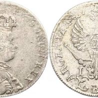 Brandenburg-Preußen Silber 18 Gröscher 1756 B Friedrich II. (1740-1759)