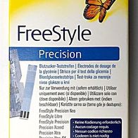 Blutzucker Teststreifen FreeStyle Precision mit 50 Stück ungeöffnet OVP MHD 31.03.20