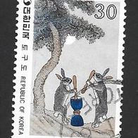 Süd Korea Sondermarke " Volksmalerei " Michelnr. 1204 o