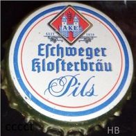 Eschweger Klosterbräu Pils Bier Brauerei Kronkorken Kronenkorken in benutzt, AKE