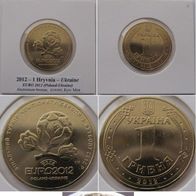 2012, Ukraine, 1 Hryvnia - EURO 2012 Poland-Ukraine