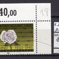 BRD / Bund 1983 Verfolgung und Widerstand 1933 - 1945 MiNr. 1163 postfrisch ER ore