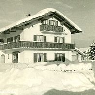 82494 Krün Pension Haus Hochland um 1965