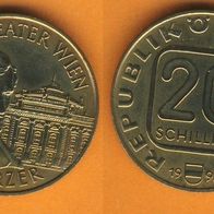 Österreich 20 Schilling 1993 Franz Grillparzer