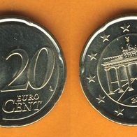 Deutschland 20 Cent 2020 J