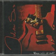 Julian Sas " Where Will It End !? " CD (1996 / Neuauflage NL 200?)