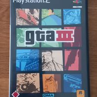 PlayStation Spiel GTA III PS2 mit Anleitung und Poster!