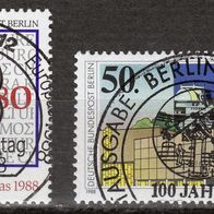 Berlin 800 und 804 - Sonderstempel vom Ersttag - 340 B