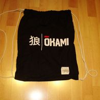 Okami Turnbeutel schwarz NEU