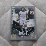 Topps Match Attax Trading Card BL 2023/24 Nr. 280 Nathan Ngoumou (Borussia Mönchengla