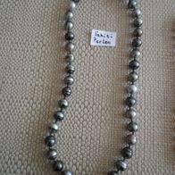 Tahiti Perlenkette barock-oval 50 cm lang neu MIT Zertifikat