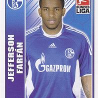 Schalke 04 Topps Sammelbild 2009 Jefferson Farfan Bildnummer 371