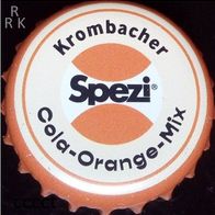 Krombacher Spezi Cola-Orange-Mix Kronkorken Brauerei Brause Kronenkorken neu von 2023