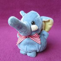 NEU kleiner Plüsch Elefant 18 cm "Magomora" grau Schleife Kuscheltier Stofftier