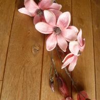 Kunstblume, künstliche Pflanze, Magnolie, 48 cm
