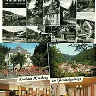 95339 Wirsberg im Fichtelgebirge 2 AK Kurhaus um 1975 und Mehrbildkarte von 1965