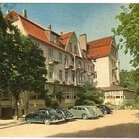 23714 Malente - Gremsmühlen Kurhaus Malente mit Mercedes , VW Käfer um 1955