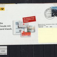 BRD / Bund 2013 Ganzsache verschiedene WSt. mit Vorausentwertung B128 gelaufen
