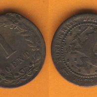 Niederlande 1 Cent 1878 lesen