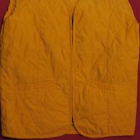 sehr schöne Jacke ohne Ärmel Weste in gelb in Größe 140 wie neu
