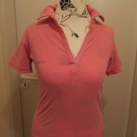 schönes T-Shirt Top rosa lachs in Größe XS 34 36 wie neu