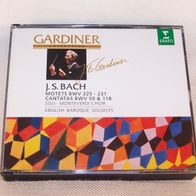 2CD-Box - Gardiner / J.S. Bach- Motets BWV 225-231 / Cantatas BWV 50 & 118, Erato ´95