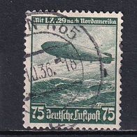 Deutsches Reich, Luftpost, 1936, Mi. 607, Zeppelin 1 Briefm., gest.