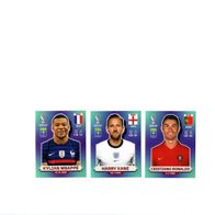Panini WM 2022 Cristiano Ronaldo-Harry Kane-Kylian-MbappeFIFA World Cup Qatar Sticker