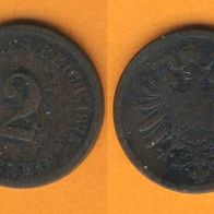 Kaiserreich 2 Pfennig 1975 G