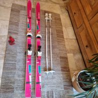 Ski, Damenski, von Head, Phantom, pink, mit Bindung, 175cm und Skistöcke 120cm