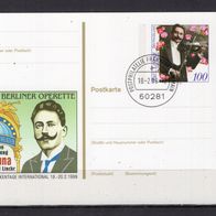 BRD / Bund 1999 Sonderpostkarte Internationale Berliner Briefmarkentage PSo 57 ESST