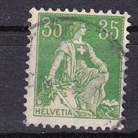 Schweiz MiNr. 105 sitzende Helvetia gestempelt M€ 2,80 #G39c