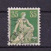 Schweiz MiNr. 105 sitzende Helvetia gestempelt M€ 2,80 #G310a